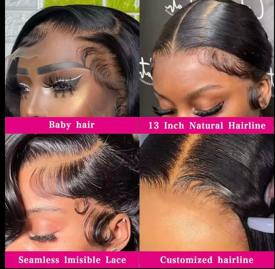 13*4 Lace Wigs For Black Woman 8 inches