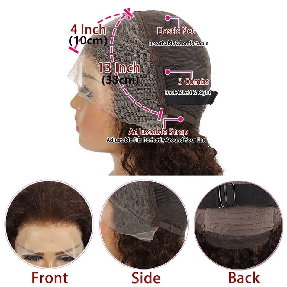 13*6 lace frontal kinky curly 30 inches