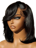 WEAR AND GO BODY WAVES 12 INCHES 250% DENSITY BOB 5*5 HD LACE WIGS %HUMAN HAIR