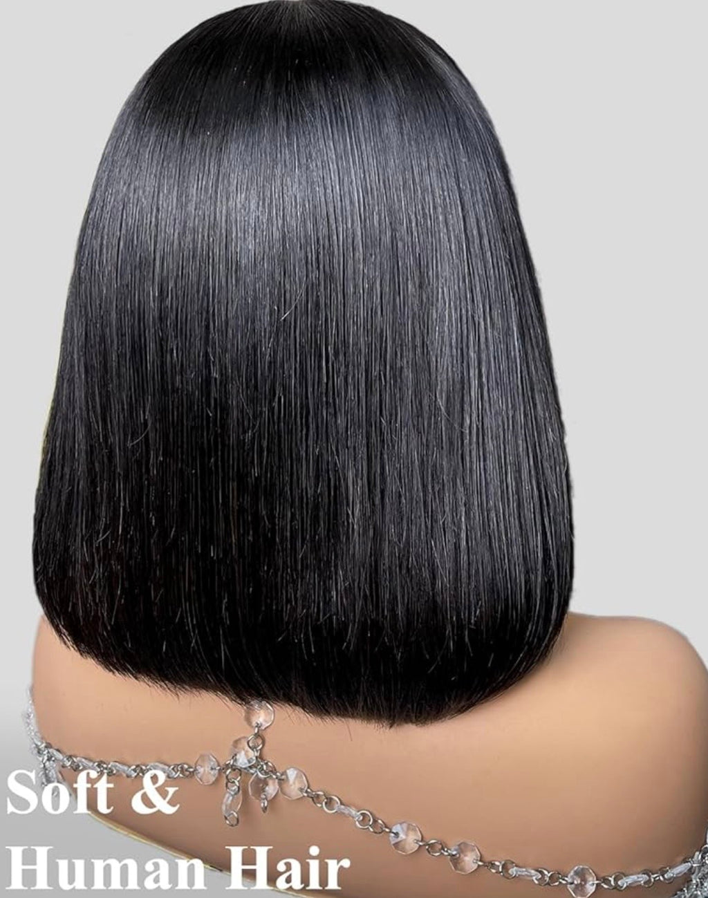 WEAR AND GO human hair bob 5*5 hair Pre cute pre cut  12 inches 250% density