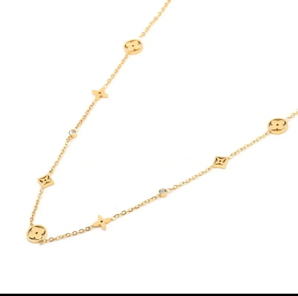 Stainless Steel jewelry Necklaces and Bracelet 2 pieces set