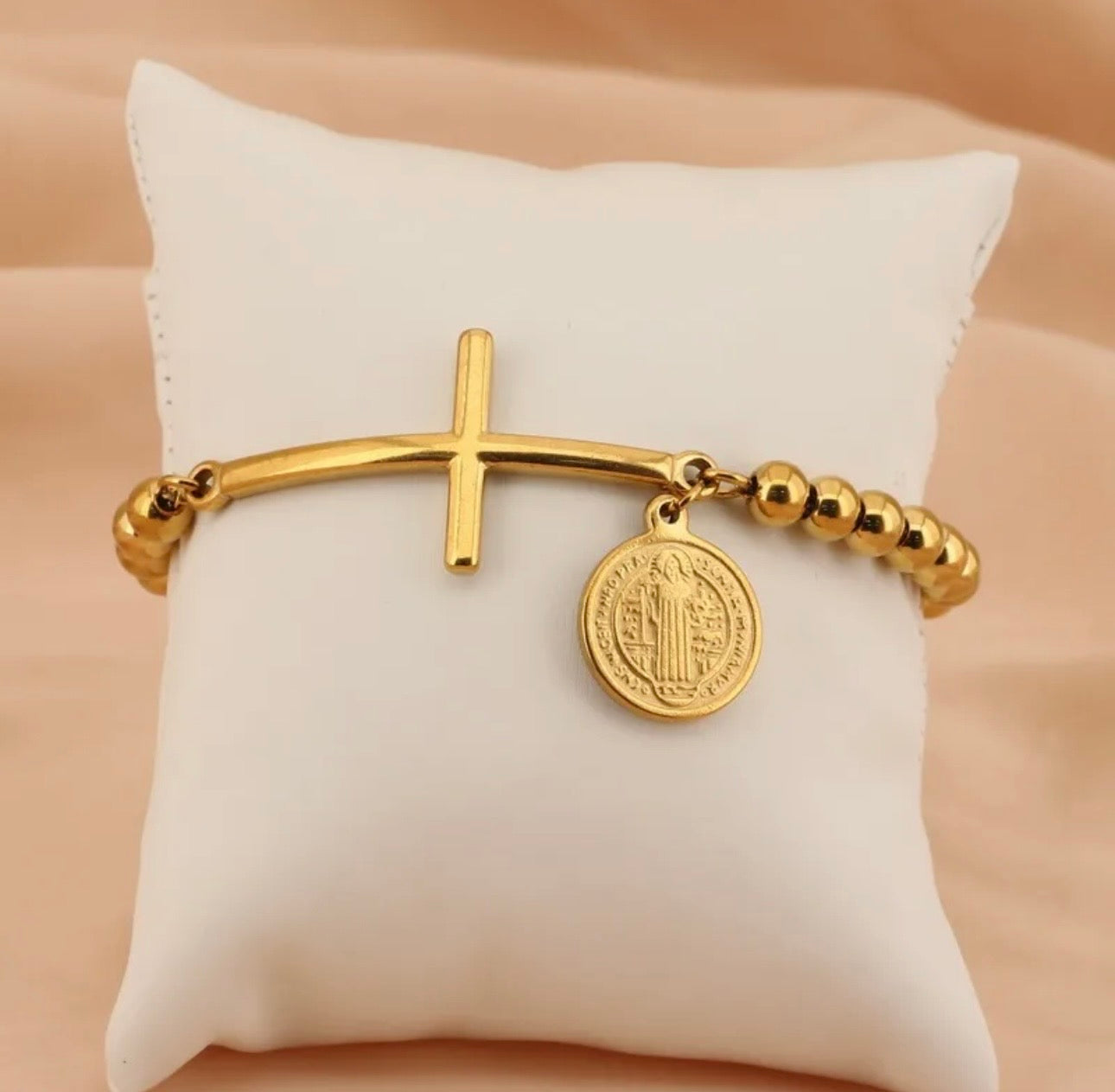 Bracelet for women with cross stainless steel