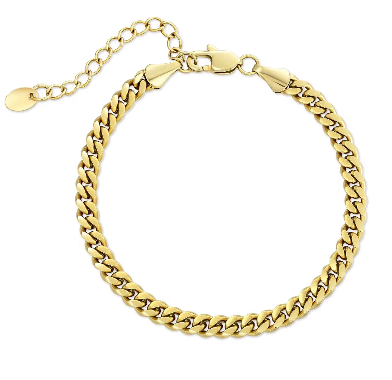 Anklet For Women IN GOLD STAINLESS STEEL