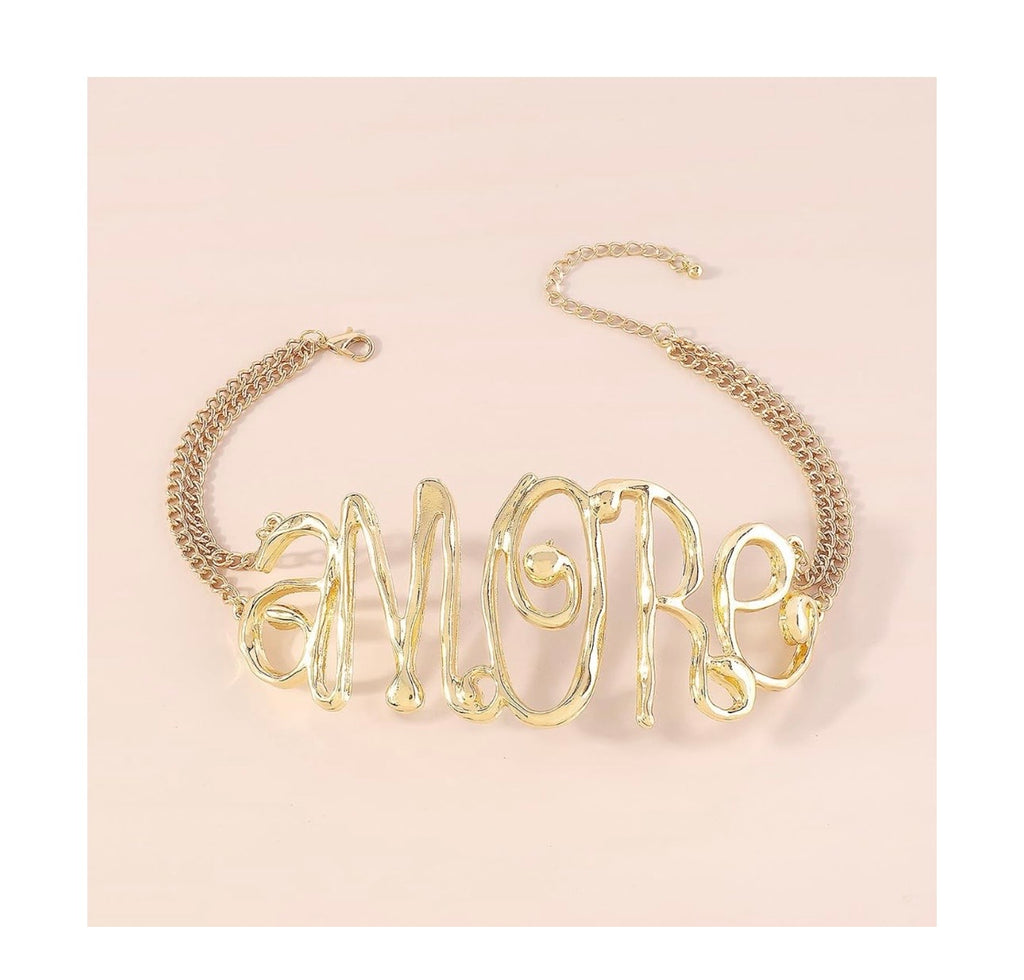 St Valentin choker AMORE necklace for women