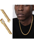 Cuban Link Chain Necklace Steel Hip Hop Jewelry for Women and MEN 8mm 20 Inches 51 cm