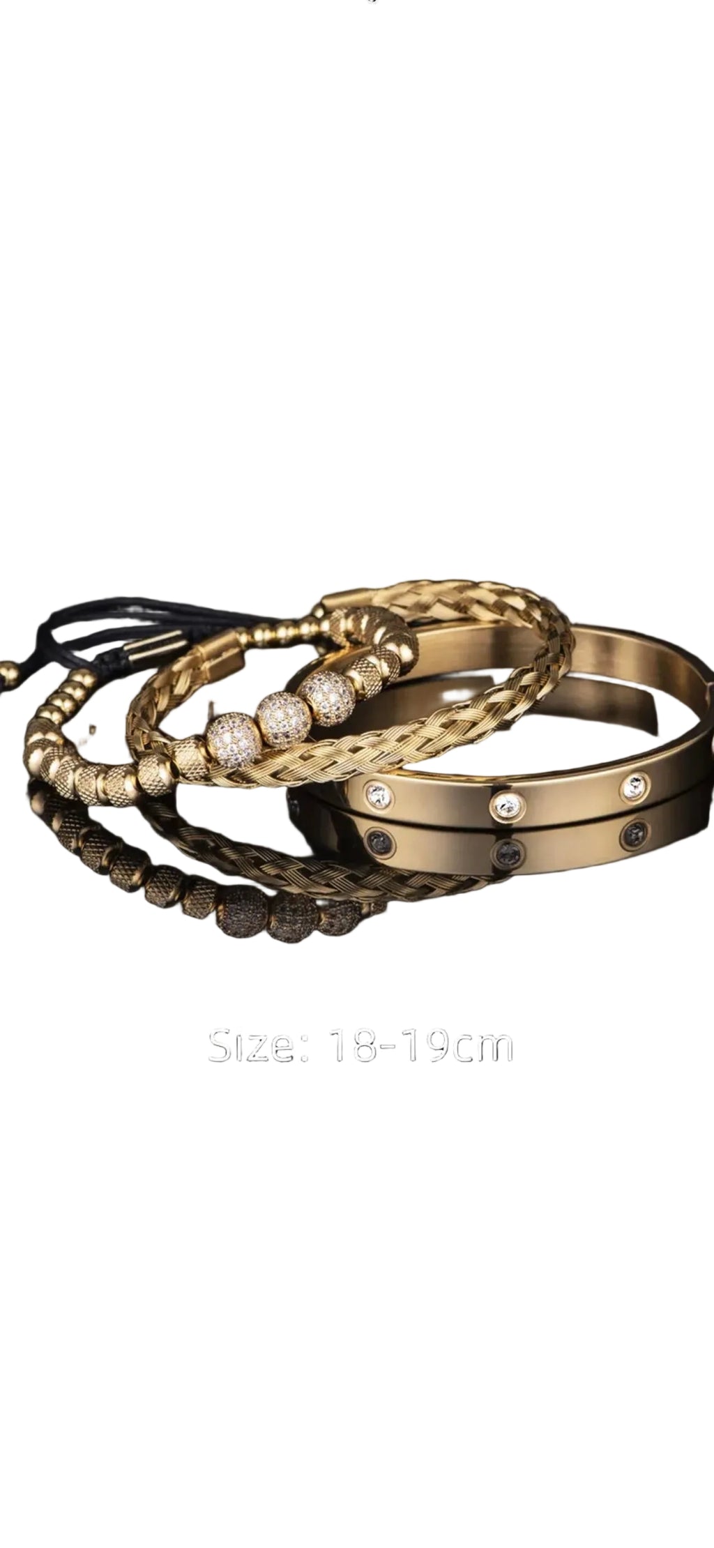 Bracelet for classic men stainless steel perfect Gift for valentine's Day