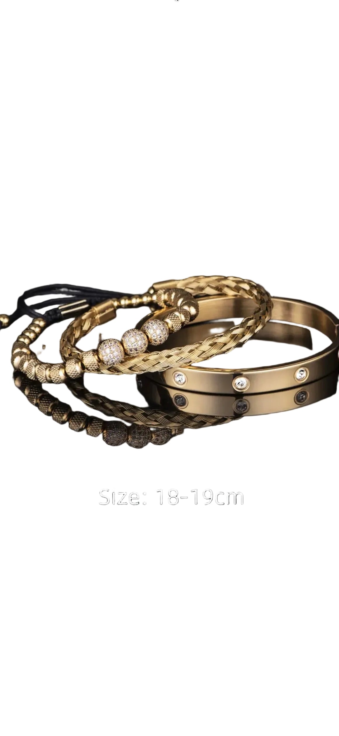 Bracelet for classic men stainless steel perfect Gift for valentine's Day